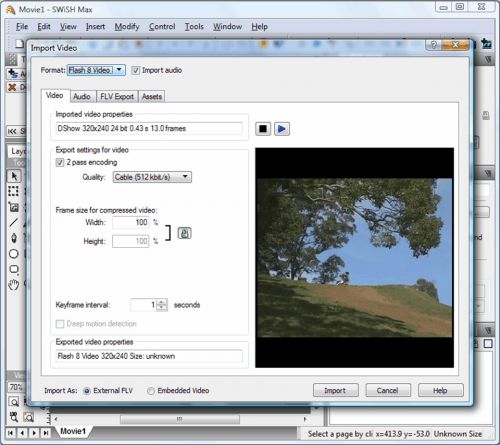 دانلود نرم افزار ساخت سریع و آسان فایل های فلش SWiSH Max v4.0