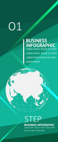 بروشور سه صفحه ای اطلاع رسانی infographics
