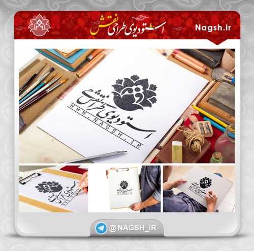 دانلود قالب آماده موکاپ آثار طراحی و نقاشی