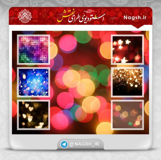 دانلود تصاویر افکت نور Bokeh